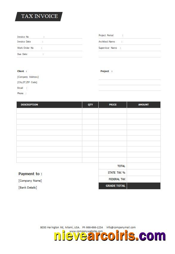 Free Tax Invoice